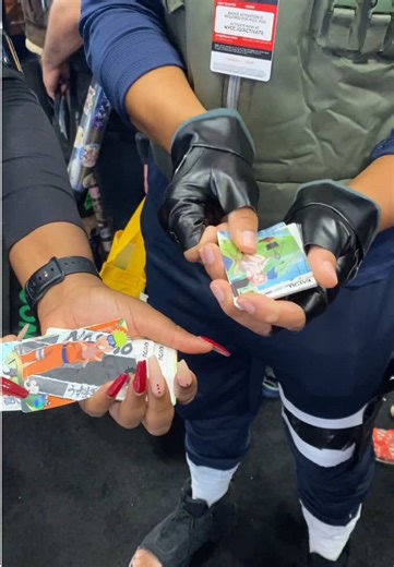 Double the Kakashi, double the trouble 👀⚡️ Who’s winning this KAYOU card battle at NYCC? Come by the booth and find out! #KayouCards #NYCC #Naruto