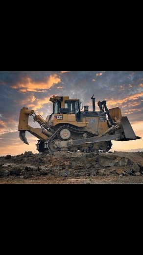 The beast rests. What a view to end the day. #CAT #Bulldozer #HeavyMachinery #Construction #BeastMode #SunsetLovers #Earthmover #Power #fblifestyle | Excavator drivers - sailors