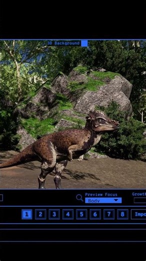 Pachycephalosaurus new patern- The Isle EVRIMA Pachycephalosaurus #theisle #pachy #theisleevrima