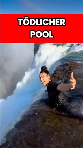 Der Devil’s Pool liegt direkt an der Kante der Victoriafälle