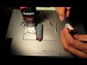 How To Take Flint From An Old Empty Bic Lighter For Use In A Zippo Lighter | Resourcefulness 2020