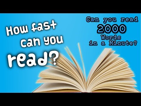 How fast can you read?
