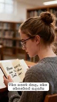 Two Strangers, One Book 📚 | The Library Love Story #LibraryLove #shorts #fyp #emotionalstory