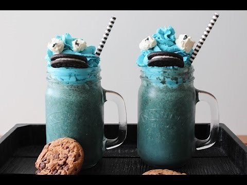 How To Make Cookie Monster Milkshakes - By One Kitchen Episode 210