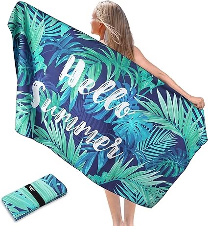 Pameil Strandtuch Mikrofaser Handtuch Groß 90x180cm,Microfaser Handtücher Kompakt und Sandfest, Leicht und Schnelltrocknend Gym Handtuch für den Strand,Gym, Travel,Strand,Sauna