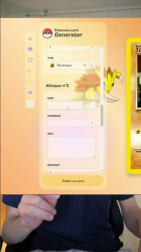 We created the Pokémon card of Tibo Inshape