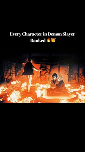 Every Character in Demon Slayer Ranked 🔥👑 #anime #demonslayer #animeedit #shorts