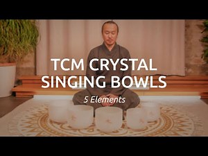 TCM Crystal Singing Bowl 5 Elements Set, TCMCSBSET5 - Meinl Sonic Energy