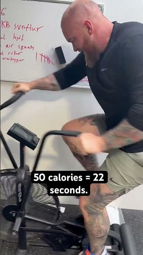 Assault bike 50 cal = 22 sec 💀