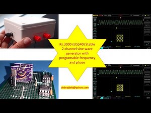 Low Cost DYI Dual Sine Wave generator
