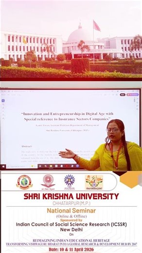 “How to Write a Research Paper (Step-by-Step)” | Shri Krishna University, Chhatarpur (M.P.) #sku
