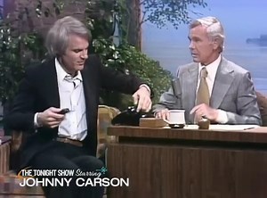 Steve Martin Checks His Messages During the Show Carson Tonight Show | The Tonight Show Starring 2024