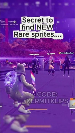 Secret to find rare sprites! #fortntite #manners