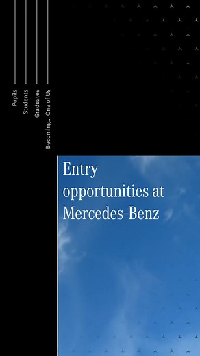 Becoming… One Of Us. Have you ever wondered what your career start at Mercedes-Benz could look like? Explore exciting internships while still in school, or start your career with vocational training or a dual study programme after graduation. With diverse career paths, doctorate programmes or direct entry positions, you can master challenges and grow with Mercedes-Benz. Visit careers.mercedes-benz.com and drive your future forward. #linkinbio #mercedesbenzcareers #mercedesbenz #career #becomingo