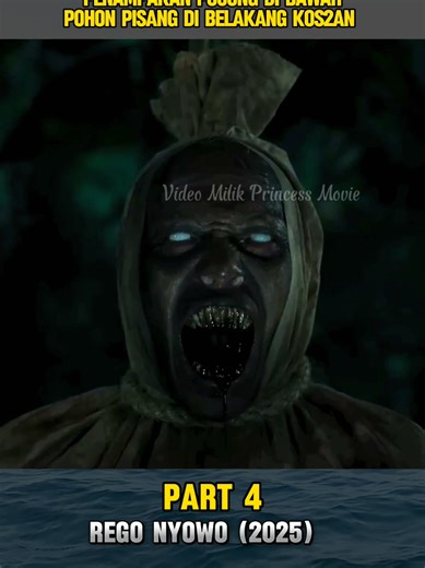 Aya pocong ngegantung di pohon pisang #fyp #viral #film #horor #trending