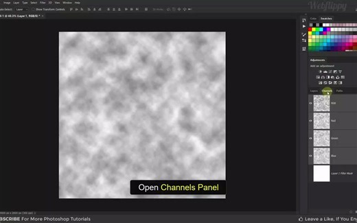 如何在Photoshop中制作石头纹理