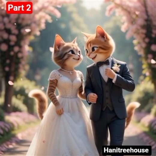 The cat bride has been kidnapped(part2)Happy ending #shortsvideo #cat #trendingshorts #viral #ai