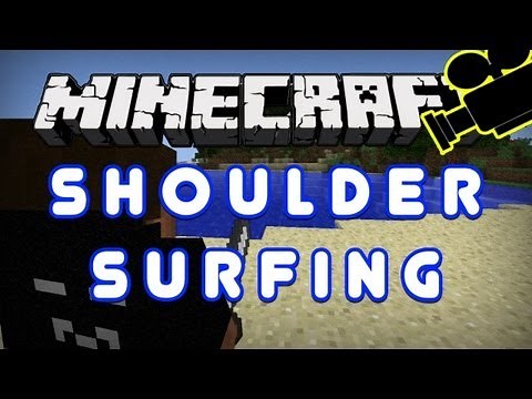Minecraft Mod Reviews: Shoulder Surfing (3rd Person Camera Mod)!