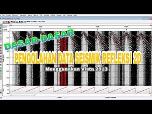 How to Processing Seismic Reflection Data using Software Vista 2013 | Basic Tutorials