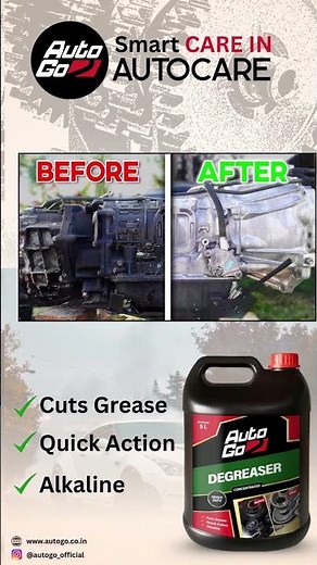 AutoGo Heavy Duty Degreaser | Deep Cleaning for Engine & Auto Parts.