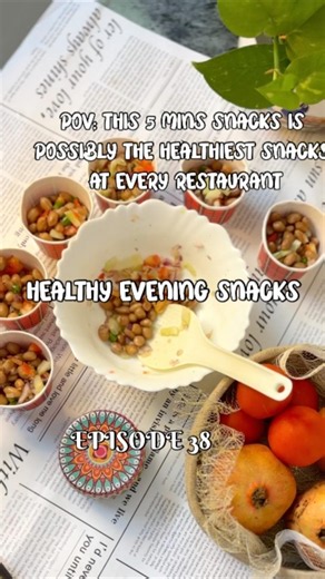 The Healthiest 5-Min Restaurant Snack At Home! | Healthy Evening Snacks Ep. 38 #shorts #recipe