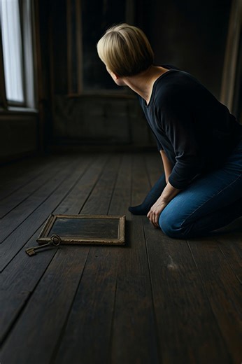 Meine Mutter hinterließ das gesamte Vermögen meiner Schwester, und mir blieb nur ein altes Bild: Mein Mann warf aus Wut das Bild auf den Boden, der Rahmen riss, und ein seltsamer Schlüssel fiel heraus 😲😱 Nach der Beerdigung meiner Mutter saß ich im Büro des Notars und fühlte mich verraten. Meine leibliche Mutter hatte fast ihr gesamtes Vermögen – drei Häuser und Ersparnisse – meiner Schwester hinterlassen. Und mir blieb nur das alte Bild, das jahrelang bei uns zu Hause an der Wand hing. Meine 