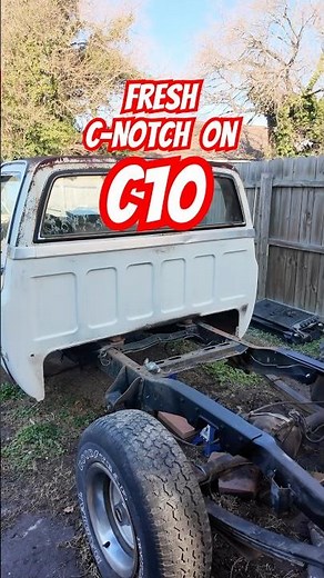 🔴C10 Flip Kit and C Notch INSTALLED🔴 #C10 #Truck #Car #BuiltNOTBought #DIY #Memes #ForYou #FYP