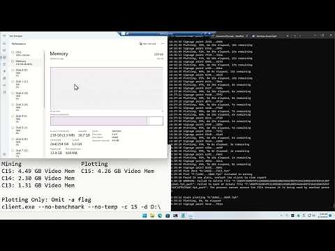 Chia Farmer: Multithreaded NoSSD Plotting