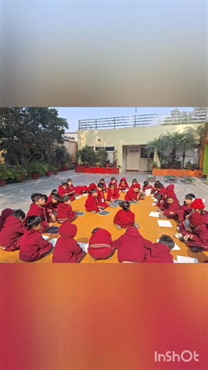 🌞✏️ Learning in the Sunshine! Our little learners had a joyful learning session as they practiced writing the lowercase letter “u” and drew an umbrella while sitting in the warm sunlight. This fun activity not only enhanced their writing and drawing skills but also gave them a healthy sunbath and a boost of Vitamin D. To add more excitement, children enjoyed a quick number game where they clapped according to the number given. It developed their listening skills and number sense through play. A