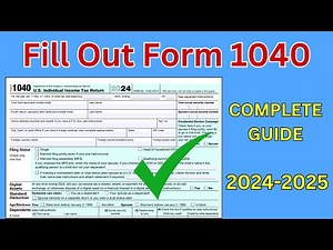 How to Fill Out Form 1040 for 2025, Complete Guide?