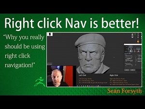 Why right click navigation is better in ZBrush