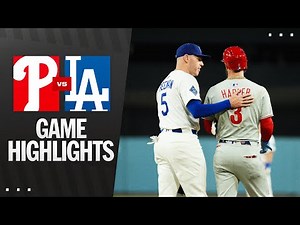Phillies vs. Dodgers Game Highlights (9/16/25) | MLB Highlights