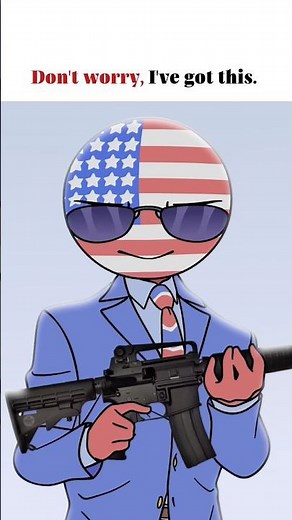 Don’t worry, I’ve got this. ☠️ #countryhumans #fpyシ #edit Credit: StateHuman