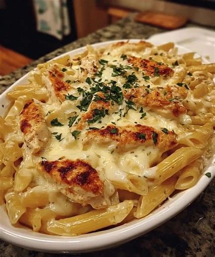 1M views · 5.5K reactions | Baked Creamy Chicken Mozzarella Pasta...