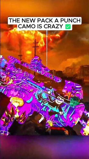 THE NEW PACK A PUNCH CAMO IS CRAZY ✅ #callofduty #cod #bo7 #blackops7 #blackops