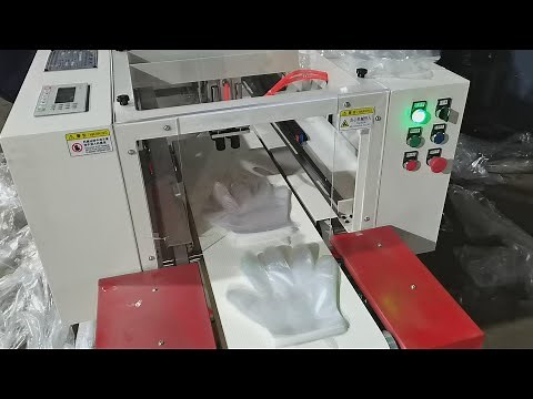 Automatic disposable gloves making machine
