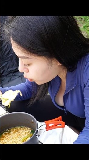 Solo Camping by the Lake 🌧️ | Silent Vlog Nature Cooking