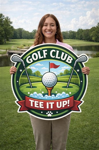 Golf Club Sign, Golf Course Wall Decor, Golf Lover Gift - Etsy