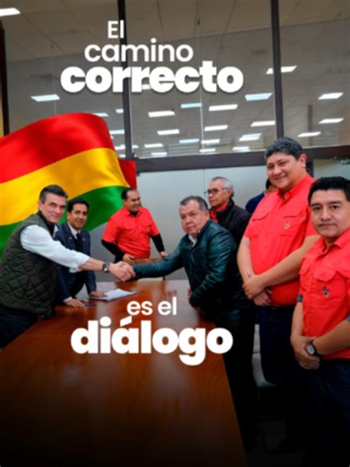 Esta es la manera: no confrontando, dialogando y quedando de acuerdo, porque cada departamento en Bolivia tiene una realidad y una forma de producir diferente. Entendiendo las necesidades específicas de cada región a través de una metodología de mutuo acuerdo, podremos construir las soluciones que el país necesita. Abramos paso al entendimiento para atender nuestras diferencias y avanzar juntos. #ConfiamosEnBolivia