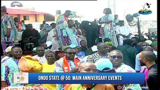 OSRC TV || ONDO STATE @ 50: MAIN ANNIVERSARY EVENTS ||3RD FEBRUARY 2026 || (LIVE) | OSRC TV