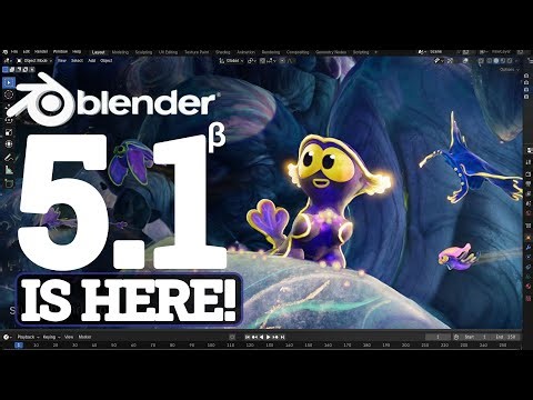 Blender 5.1 Beta Is Here - New Features!