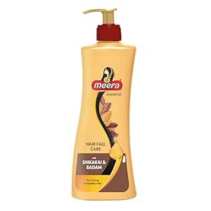 Meera Hairfall Care Shampoo with Shikakai and Badam (Acacia and Almond) 340 milliliter