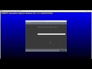 Omron PLC CX Programmer Uninstallation