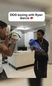 DDG boxing with Ryan Garcia#ddg#funny#shorts