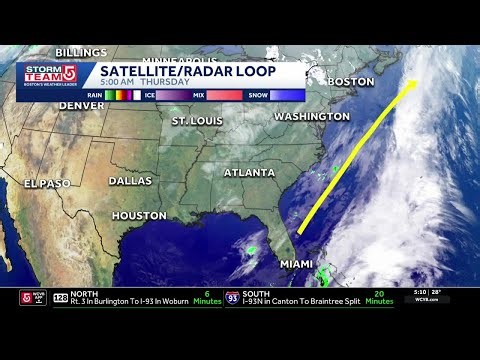 SpaceX Falcon 9 rocket may be visible over Massachusetts