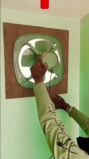 14 inch exhaust fan installation||sunmica board Katkar exhaust fan installation||#shorts #exhaust