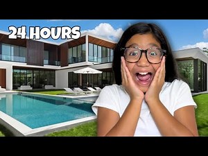 24 Hours At A FAMOUS YouTuber’s House!