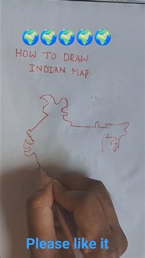 wait for end#shorts#youtubeshorts#viralvideo #how to drawing indian map with paper pencil