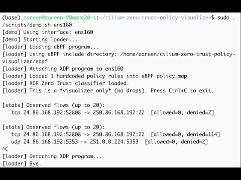 Demo -Cilium Zero Trust Policy Visualizer
