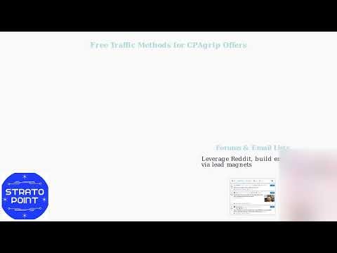How To Promote CPAgrip Offers For Free– Traffic Methods & Conversion Tips